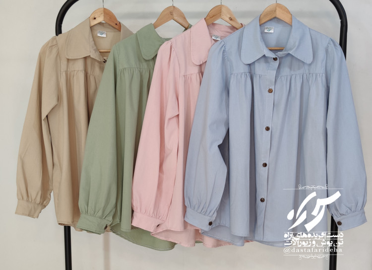 از راست به چپ : آبی یخی ،صورتی ،سبز کاهویی ،کرمی