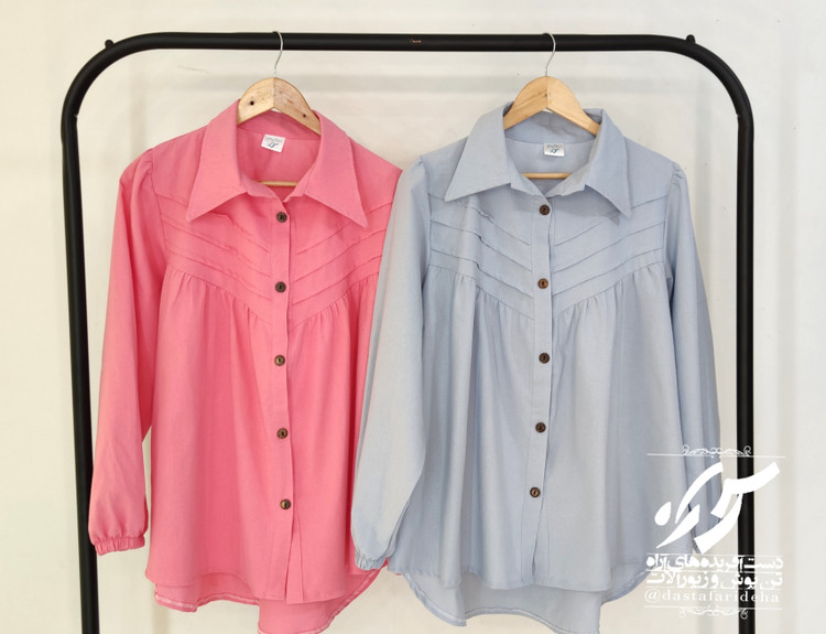 از راست به چپ : آبی یخی ، صورتی باربی