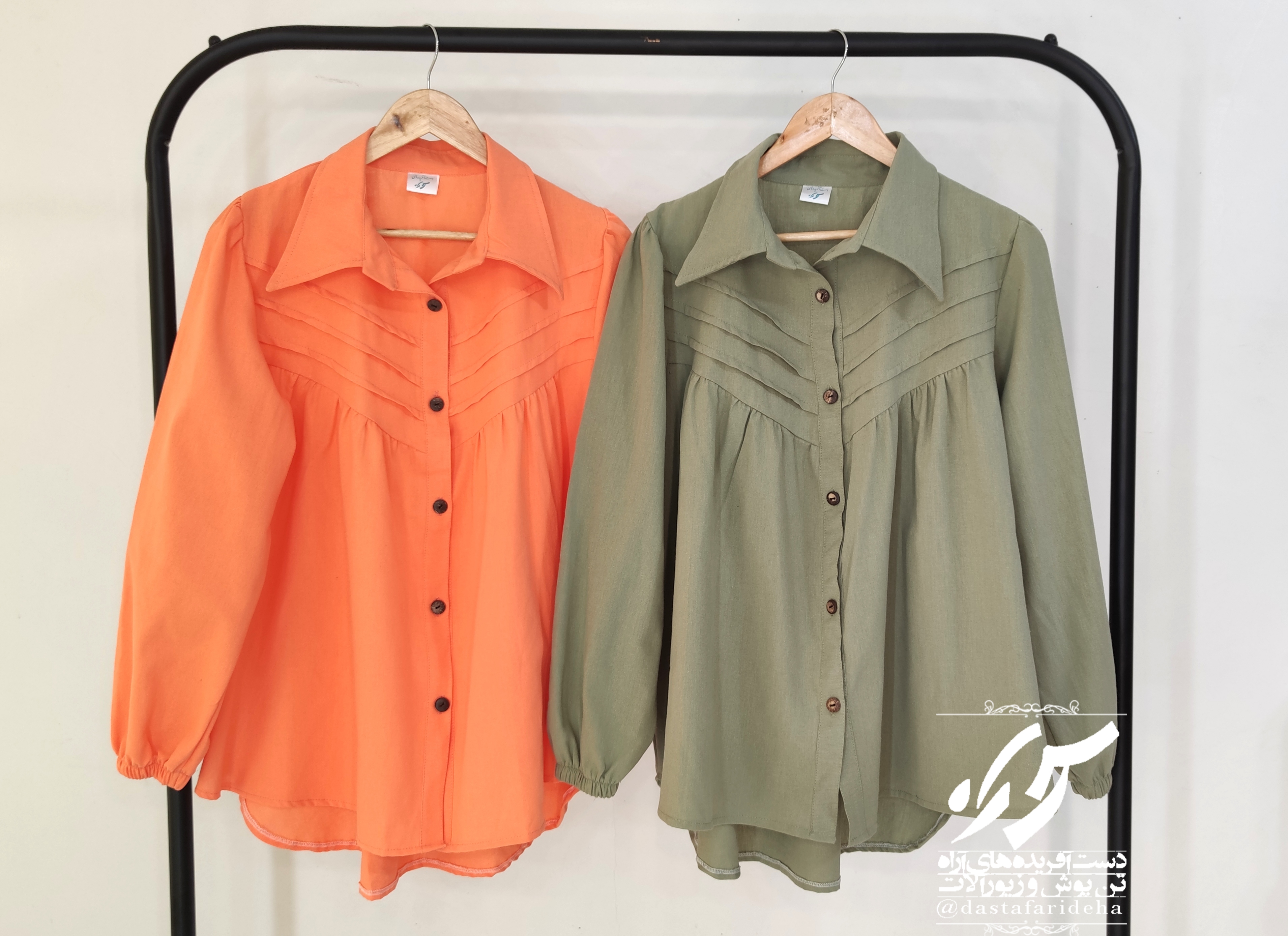 از راست به چپ : سبز کاهویی ، هلویی