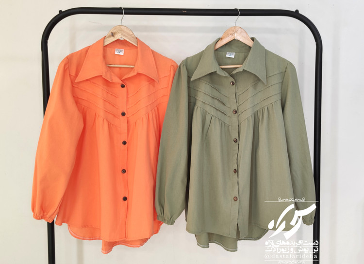 از راست به چپ : سبز کاهویی ، هلویی