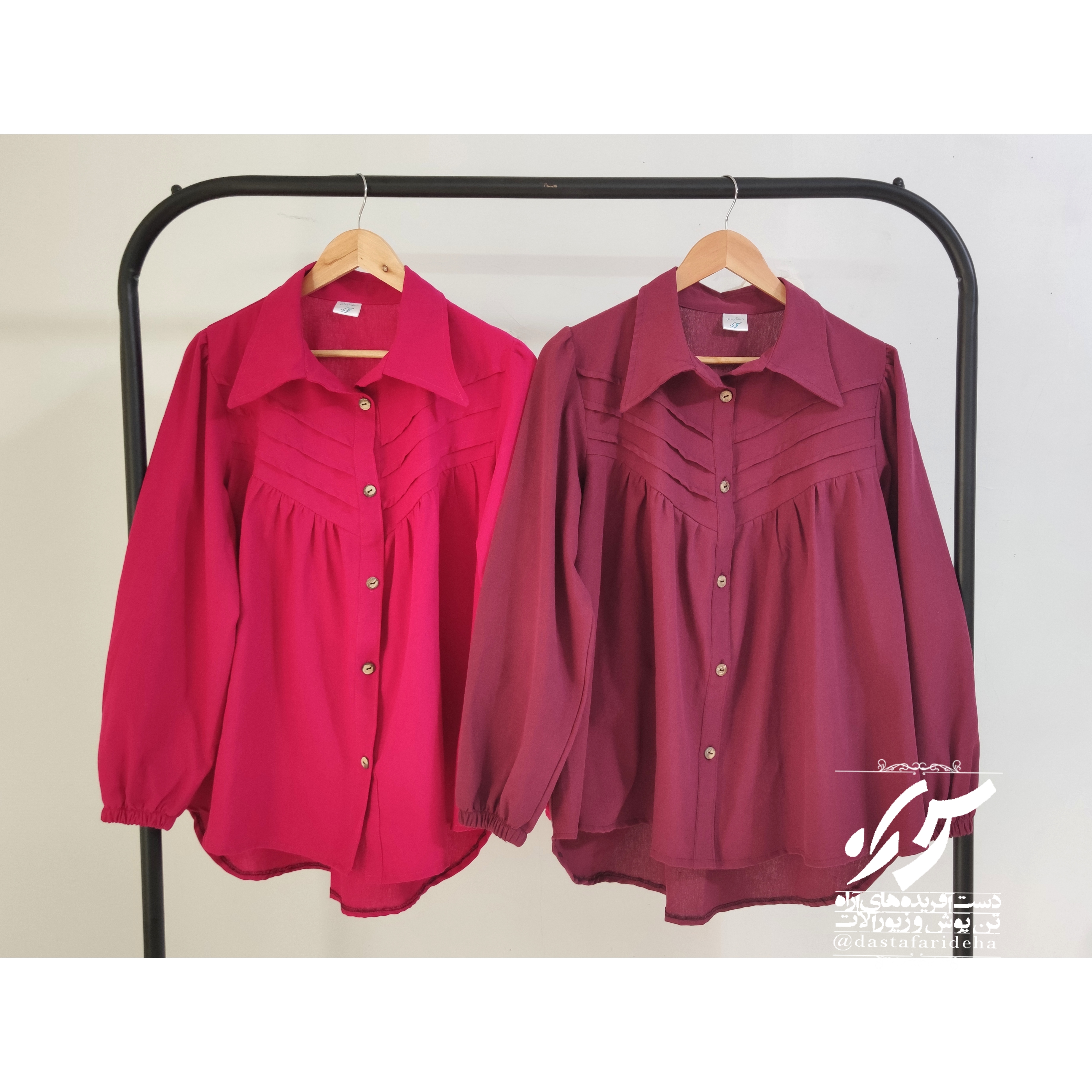 از راست به چپ : ارغوانی ، سرخابی