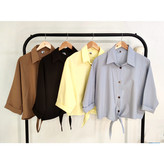 از راست به چپ : آبی یخی ، لیمویی ، قهوه ای ، نسکافه ای